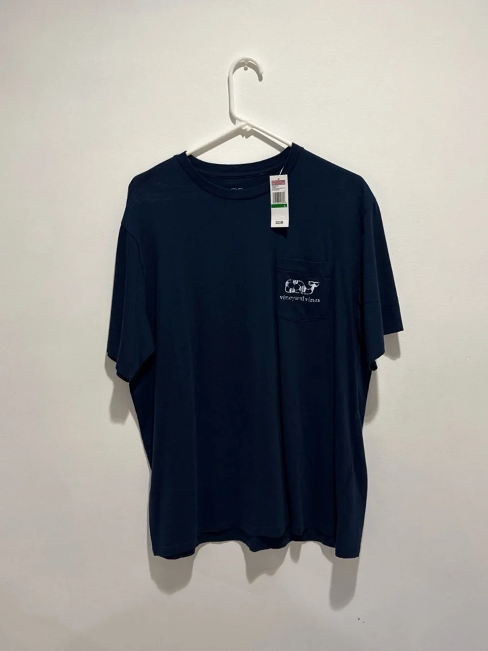 Vineyard Vines Navy Whale Soccer Graphic Tee